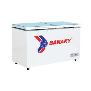 TỦ ĐÔNG SANAKY 210 LÍT VH-2599A2KD xanh / 2599A2K xám (1 ngăn đông, 2 cửa) 2