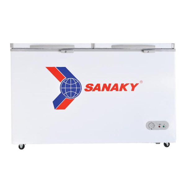 TỦ ĐÔNG 270LIT SANAKY VH3699A2KD xanh/ VH3699A2K xám,1 NGĂN DÀN ĐỒNG CÁNH KÍNH CƯỜNG LỰC 0