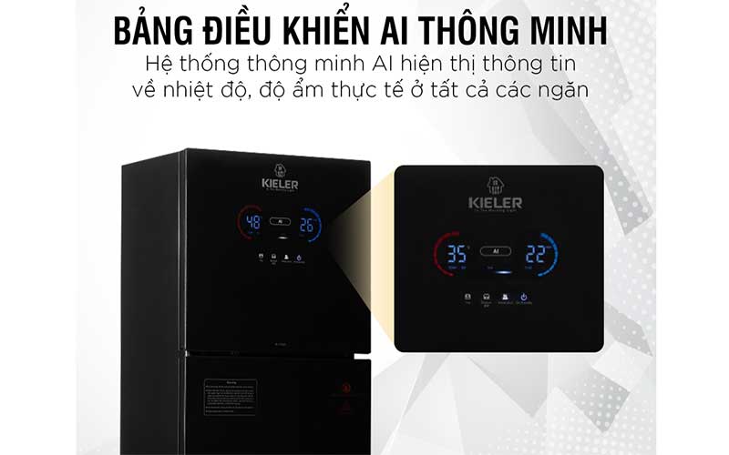 Tủ khử khuẩn chén bát Kieler KL-TC520 - Hàng chính hãng