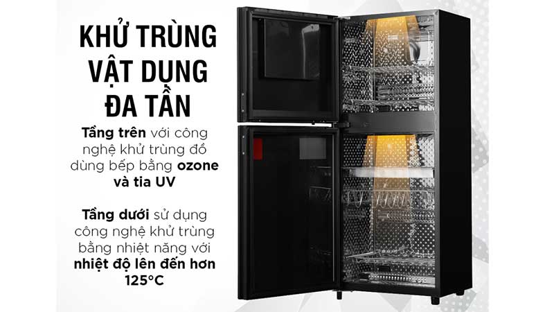 Tủ khử khuẩn chén bát Kieler KL-TC520 - Hàng chính hãng