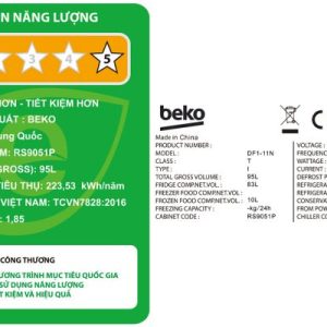 Tủ lạnh Beko 93 lít RS9051P 5