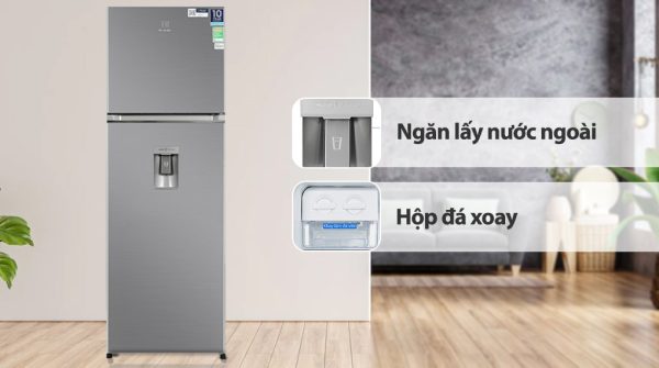 Tủ lạnh Electrolux Inverter 341 Lít ETB3740K-A 1