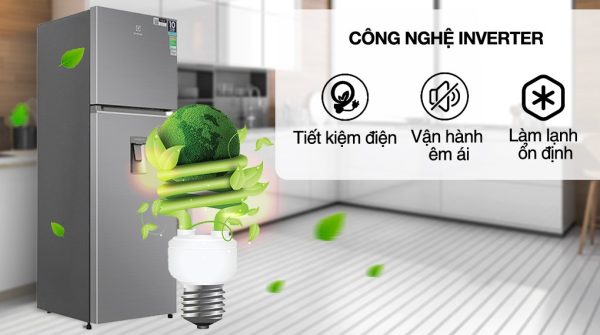 Tủ lạnh Electrolux Inverter 341 Lít ETB3740K-A 4