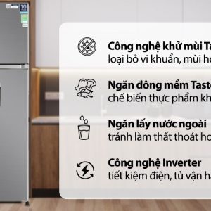Tủ lạnh Electrolux Inverter 341 Lít ETB3740K-A 7