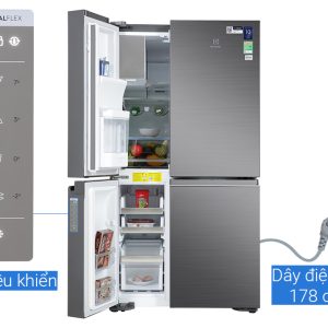 Tủ lạnh Electrolux Inverter 609 Lít EQE6879A-B 3