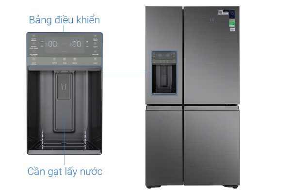 Tủ lạnh Electrolux Inverter 609 Lít EQE6879A-B 6