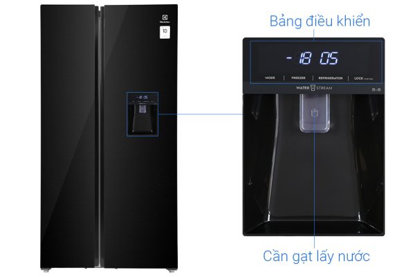 Tủ lạnh Electrolux Inverter 619 lít ESE6645A-BVN 7