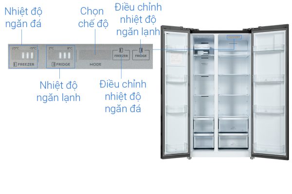 Tủ lạnh Electrolux Inverter 624 Lít ESE6600A-AVN 6
