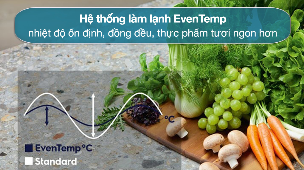 EvenTemp - Tủ lạnh Electrolux Inverter 624 Lít ESE6600A-BVN