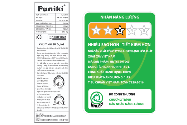 Tủ lạnh Funiki 159 lít HR T6159TDG 3