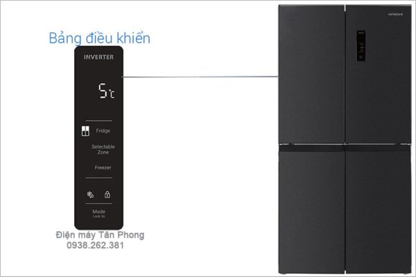 Tủ lạnh Hitachi HR4N7522DSDXVN 466 lít Inverter 2