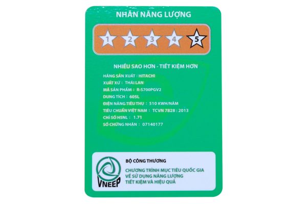 Tủ lạnh Hitachi Inverter 589 lít R-S700PGV2 (GS) 5