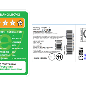 Tủ lạnh LG Inverter 315 lít LTB31BLM 8