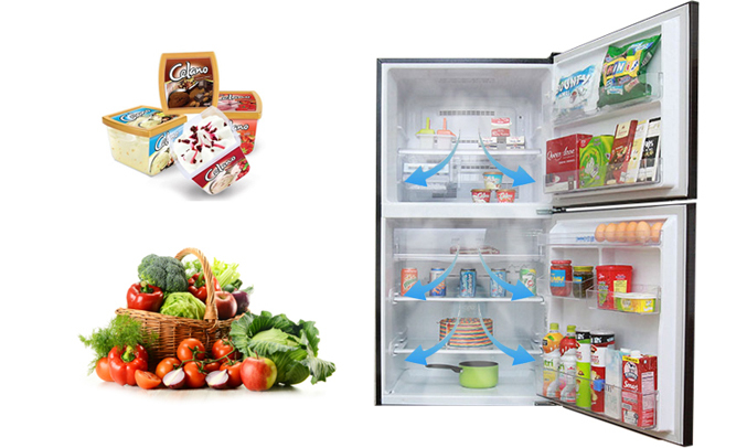 Mua tủ lạnh ở đâu tốt? Tủ lạnh Mitsubishi Electric MR-V50EH 414 lít nâu