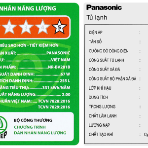 Tủ lạnh Panasonic Inverter 255 lít NR-BV281BGMV 1