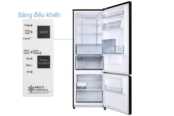 Tủ lạnh Panasonic Inverter 322 lít NR-BC360WKVN 10