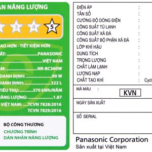 Tủ lạnh Panasonic Inverter 322 lít NR-BC360WKVN 13