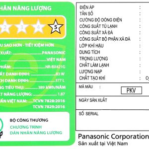 Tủ lạnh Panasonic Inverter 377 lít NR-BX421GPKV 12