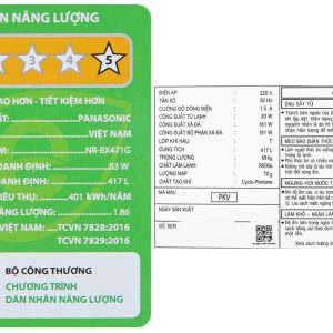 Tủ lạnh Panasonic Inverter 417 lít NR-BX471GPKV 12