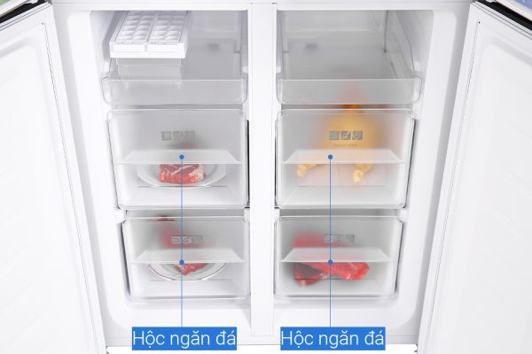 Tủ lạnh Sharp Inverter 401 lít SJ-FXP480VG-BK 8