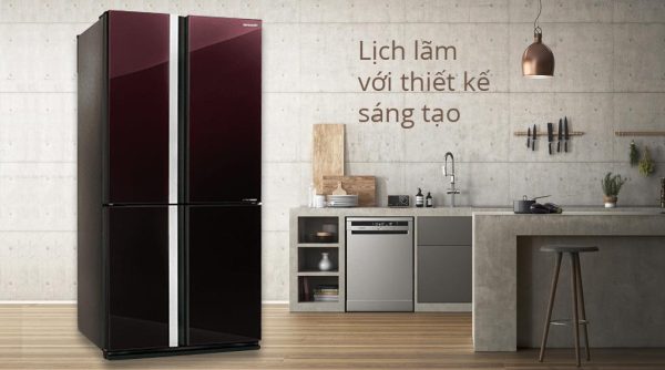 Tủ lạnh Sharp SJ-FX688VG-RD 678 lít Inverter 2