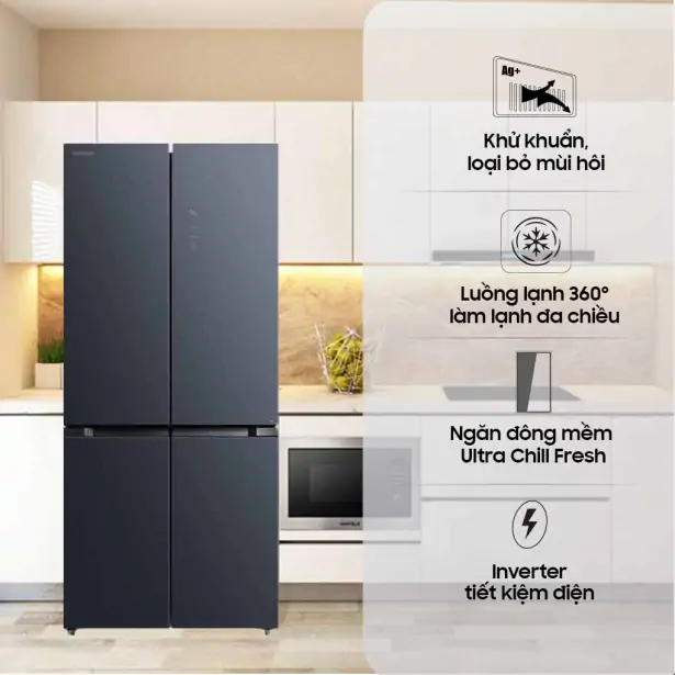 Tủ Lạnh Toshiba Inverter 515 Lít GR-RF670WI-PGV(A9)-BG