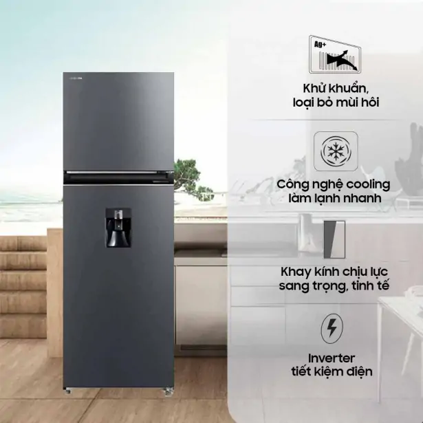 Tủ Lạnh Toshiba Inverter 336 lít GR-RT435WEA-PMV(06)-MG