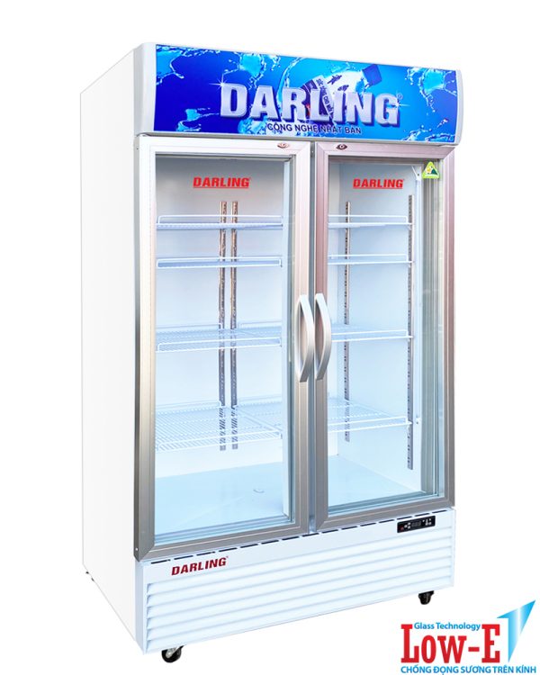 TỦ MÁT 2 CÁNH DARLING ĐÈN LED 630L DL-7000A2 1