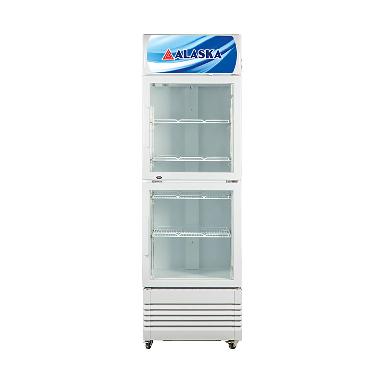 Tủ mát 2 CỬA ALASKA 450/382 LÍT LC-743DB / LC-385D NHÔM (R134A) 0