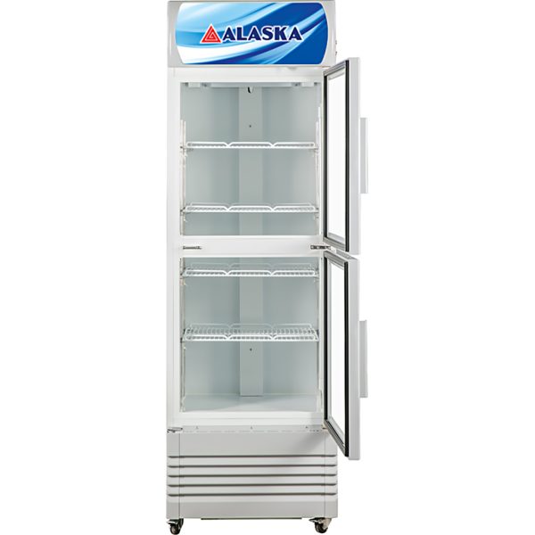 Tủ Mát 2 CỬA ALASKA 400/342 LÍT LC-643DB / LC-345D NHÔM (R134A) 2