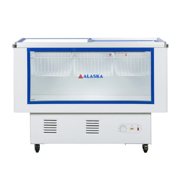 Tủ Mát- đông mềm cửa kính lùa ALASKA 270 LÍT LC-450B / LC-270N NHÔM (R600A) 0