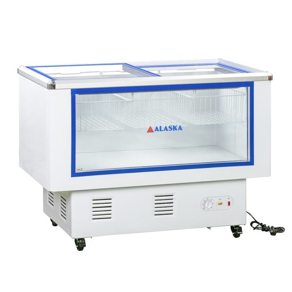 Tủ Mát- đông mềm cửa kính lùa ALASKA 270 LÍT LC-450B / LC-270N NHÔM (R600A) 2