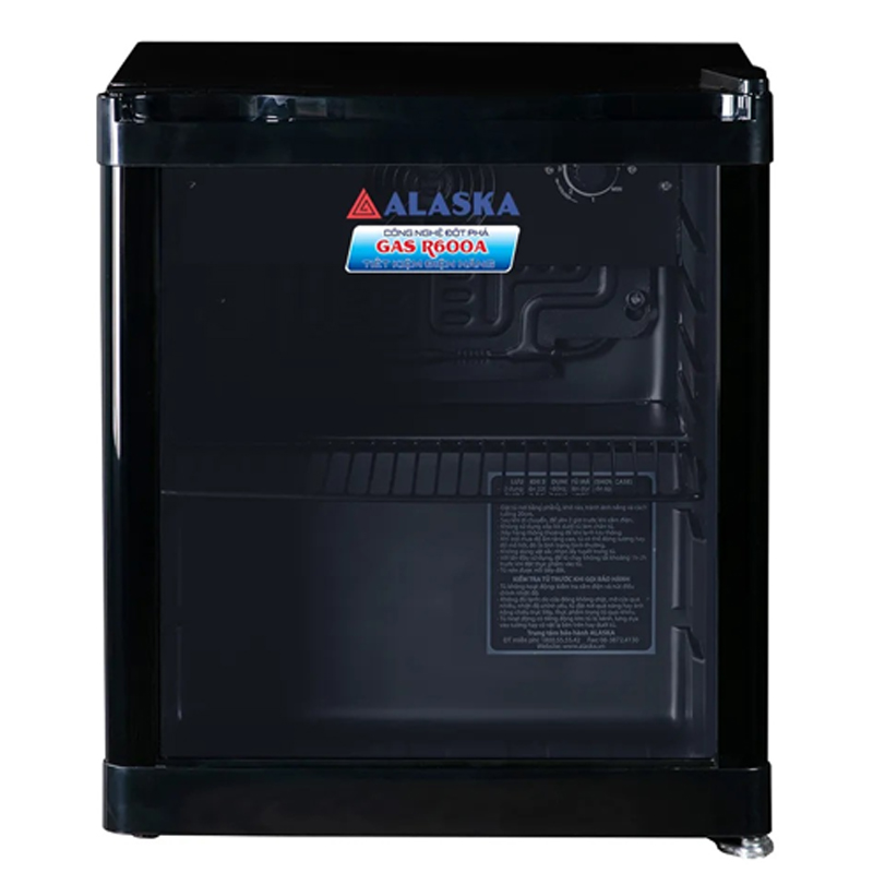 Tủ mát ALASKA 50 LÍT LC 50B / LC 50D NHÔM (R600A) (MINIBAR) 0