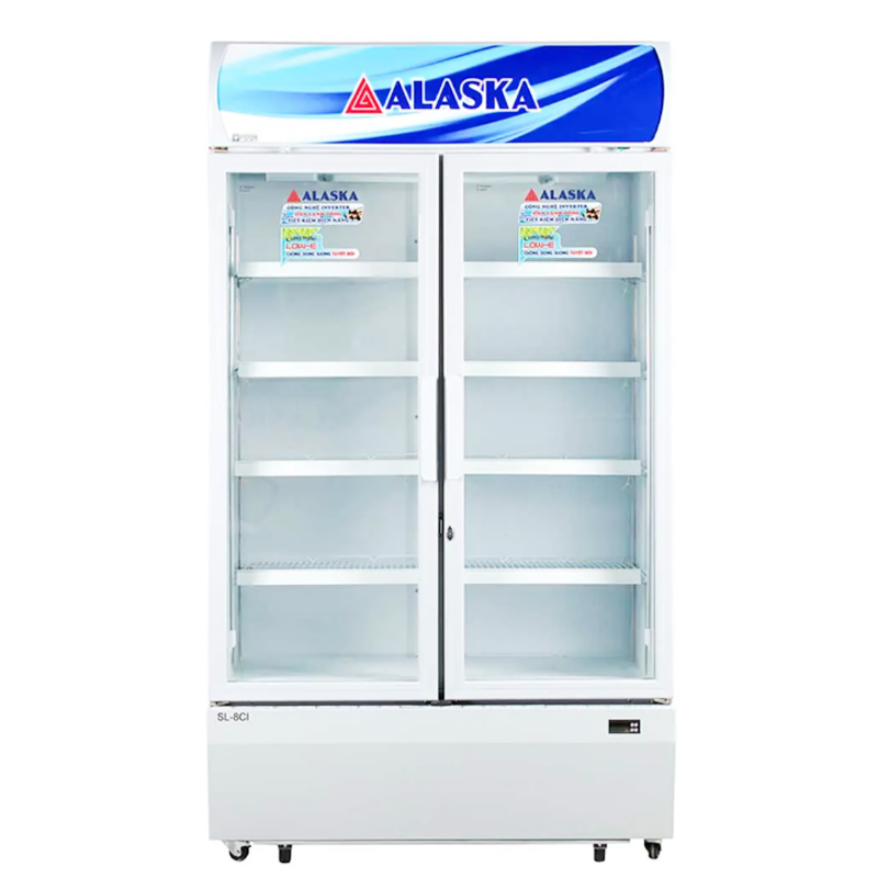 TỦ MÁT INVERTER 2 CÁNH ALASKA 800/730 LÍT SL-8CI / LCI-800C ĐỒNG (R134A) 0