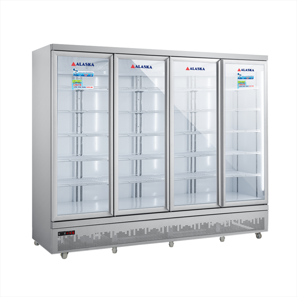 Tủ mát 4 CÁNH ALASKA 2400/2025 LÍT SL-24C4 / LC-2100C4 ĐỒNG (R404A)/ LC 2300C4 0