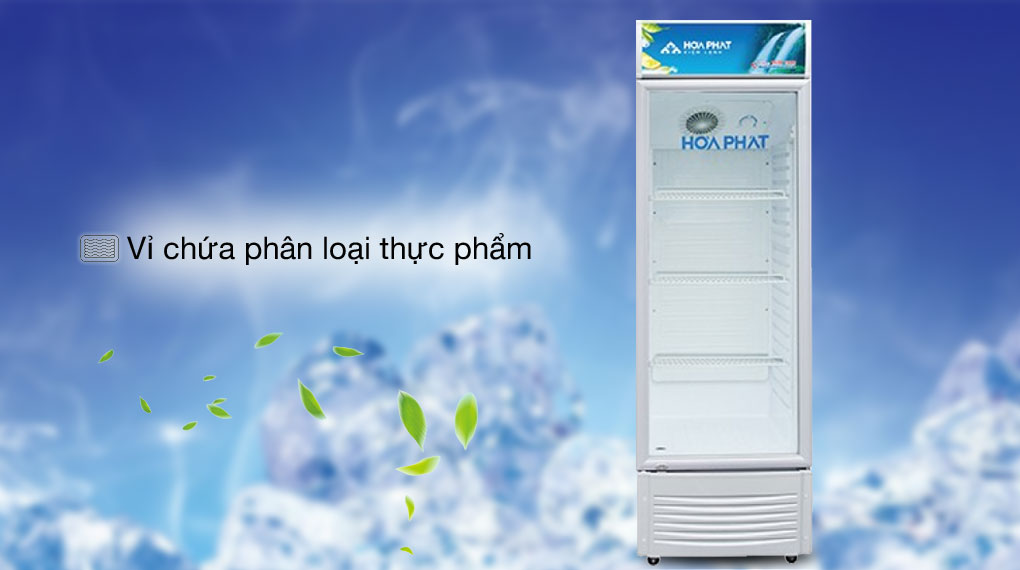 Tiện ích - Tủ mát Hòa Phát 242 Lít HSC 600F1R1