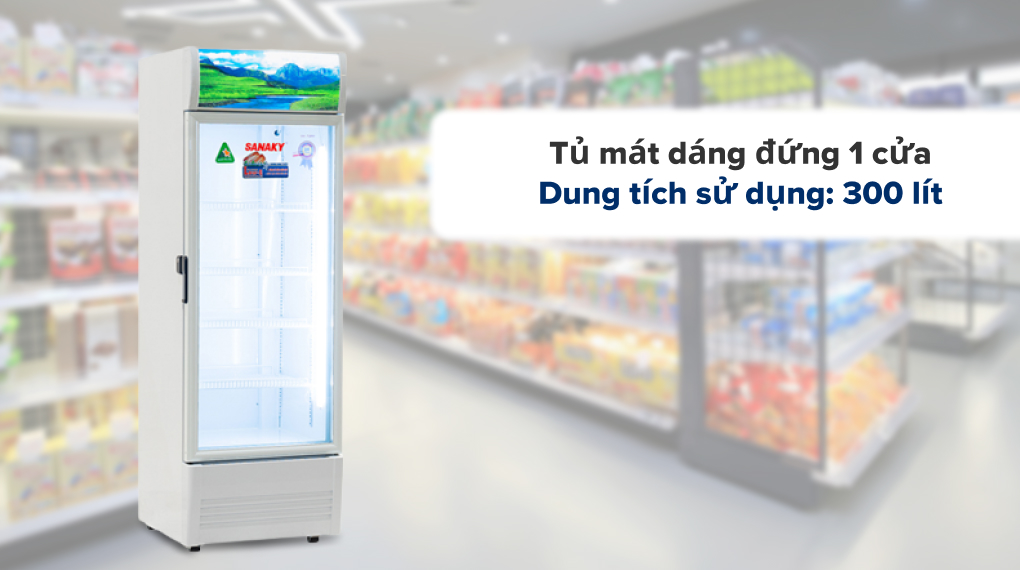 Tủ Mát Sanaky Inverter 350 lít VH-3589K3  - Dung tích 300 lít