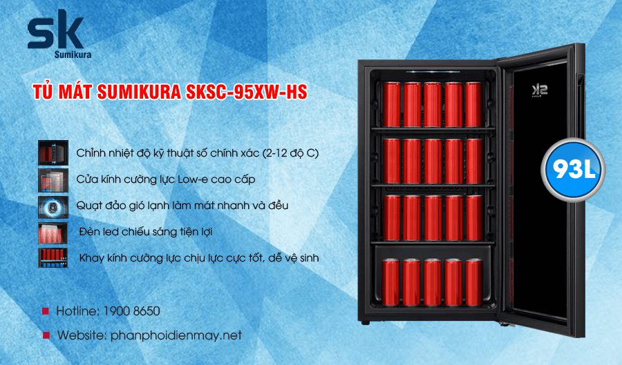 tu-mat-sumikura-sksc-95xw-hs-3 Đặc điểm nổi bật của tủ mát mini Sumikura SKSC-95XW-HS