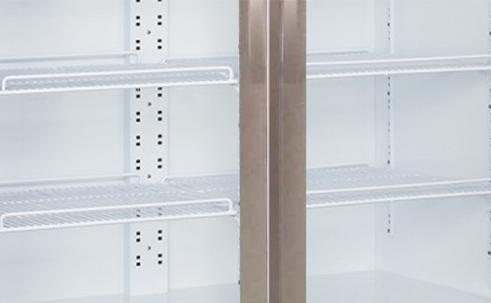 tủ mát 2 cửa đèn led