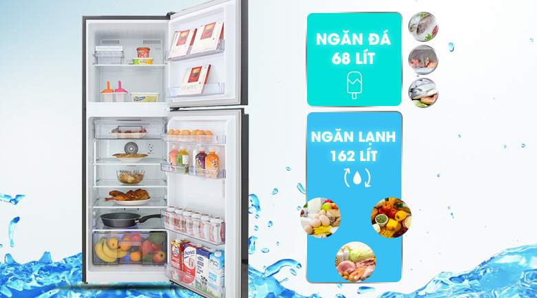 Dung tích 230 lít - Tủ lạnh Beko Inverter 230 lít RDNT251I50VWB