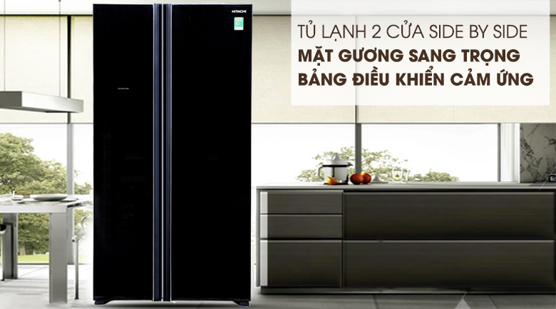 Tủ lạnh Hitachi Inverter 605 lít R-S700PGV2 GBK