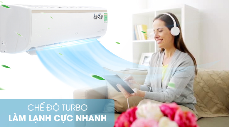 Turbo - Máy lạnh TCL Inverter 1.5 HP TAC-13CSI/KE88N