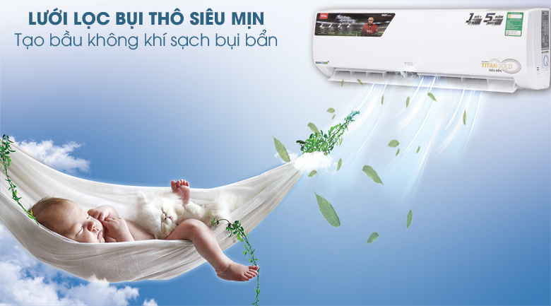 Lưới lọc bụi thô - Máy lạnh TCL 2 HP TAC-N18CS/XA21