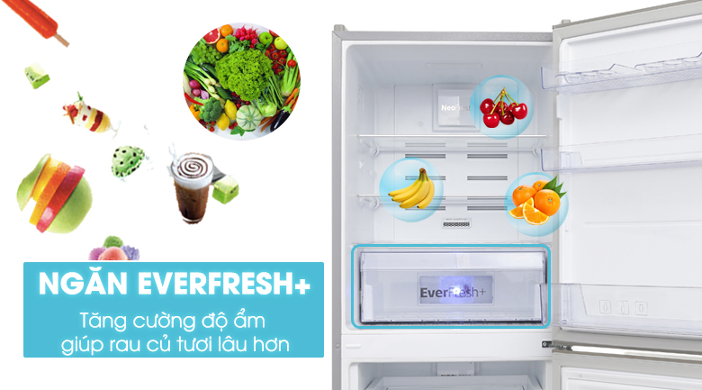 Tủ lạnh Beko 340 lít RTNT340E50VZX - Ngăn Ever Fresh+