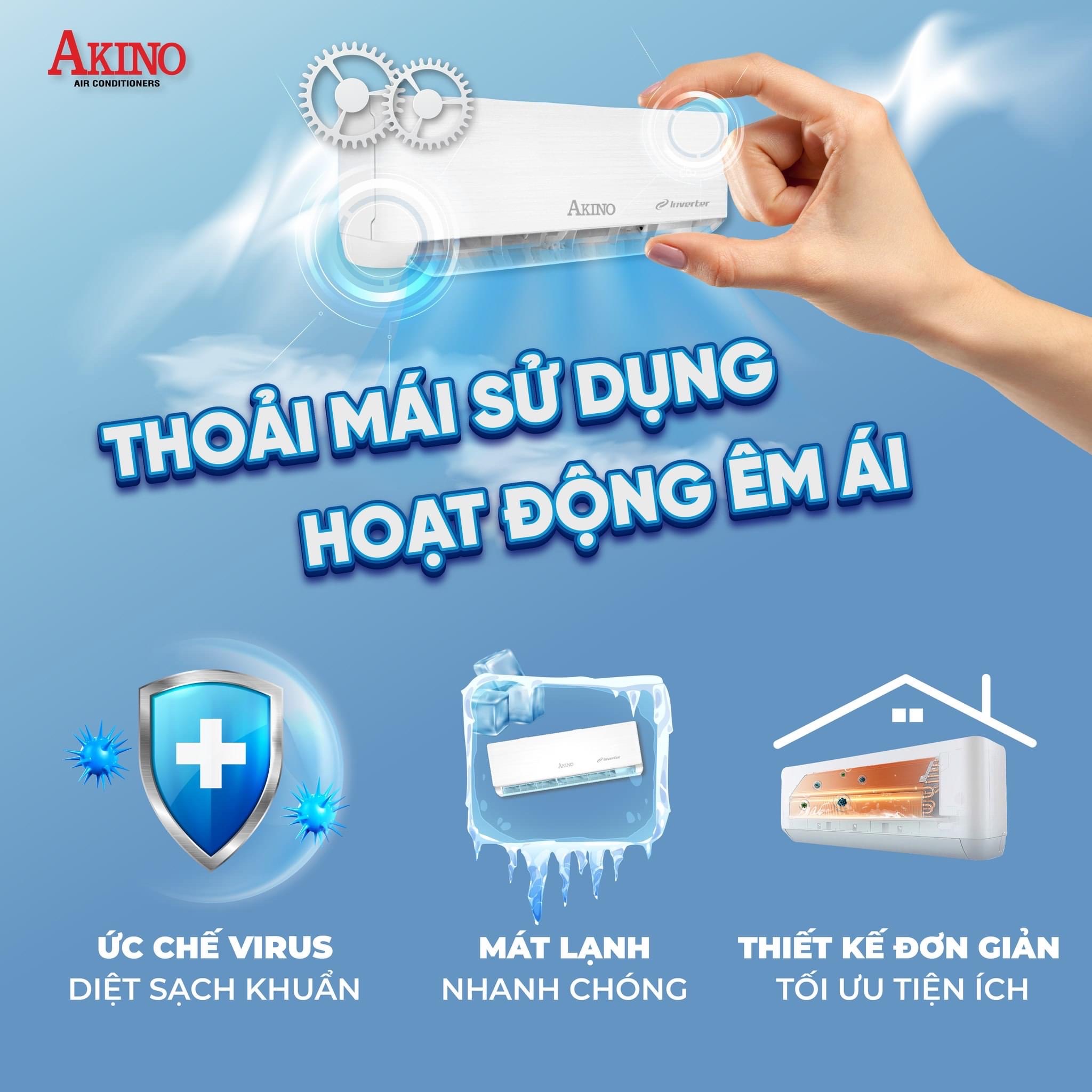 Điều hoà không khí AKINO 2.0HP TH-T1C18INVFA / TH-T1H18INVFA